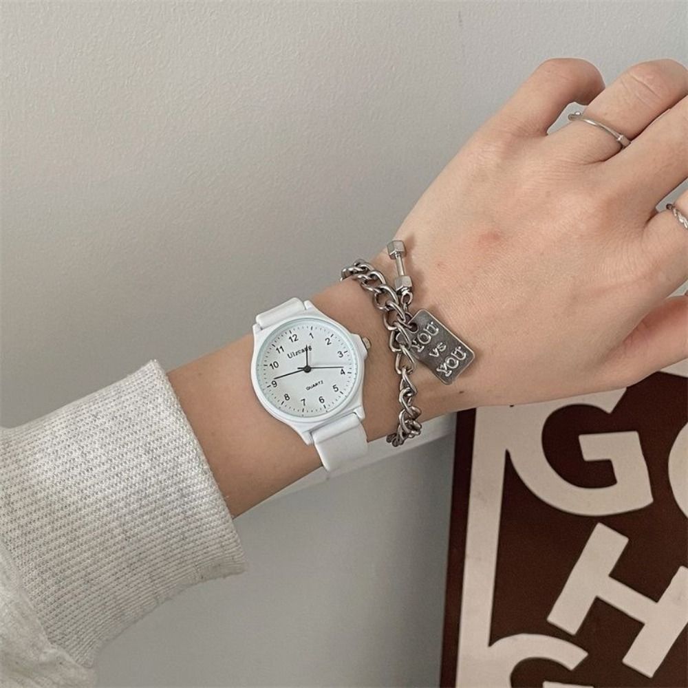 Canvas Strap Watch - High Quality Silicone Strap Wristwatch Casual