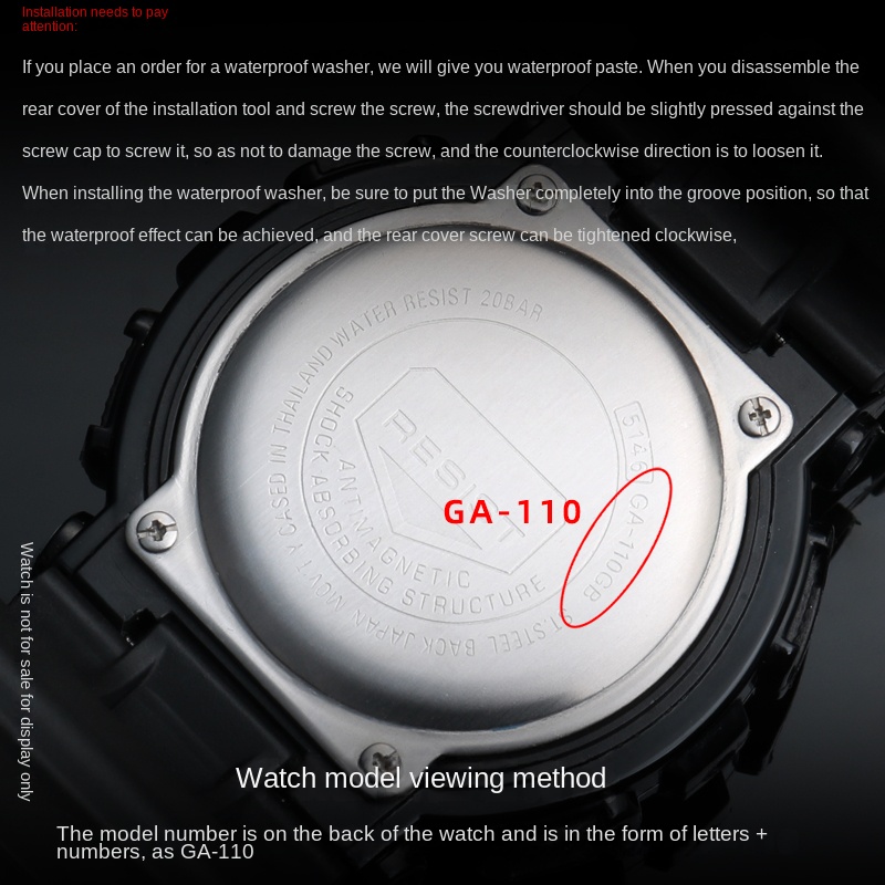 DW5600 gw m5610 Dust Ring Gask - Casio Watch G-Shock Dw-5600 recension och pris