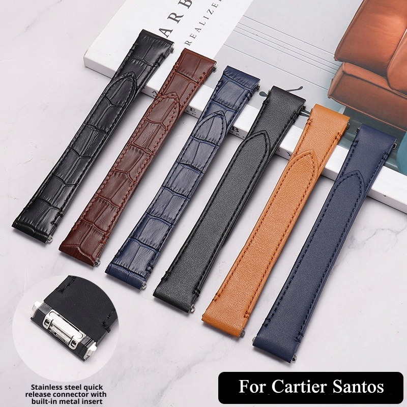 High Quality Cowhide Leather W - Cartier Watch Santos recension och pris