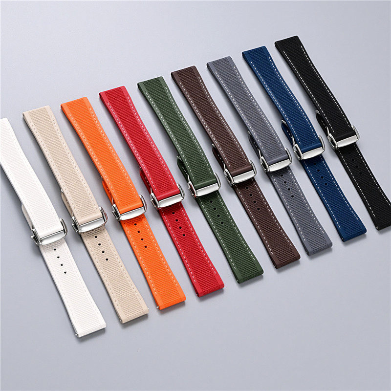 FKM Folding Buckle Strap 20mm  - Omega Watch Seamaster recension och pris