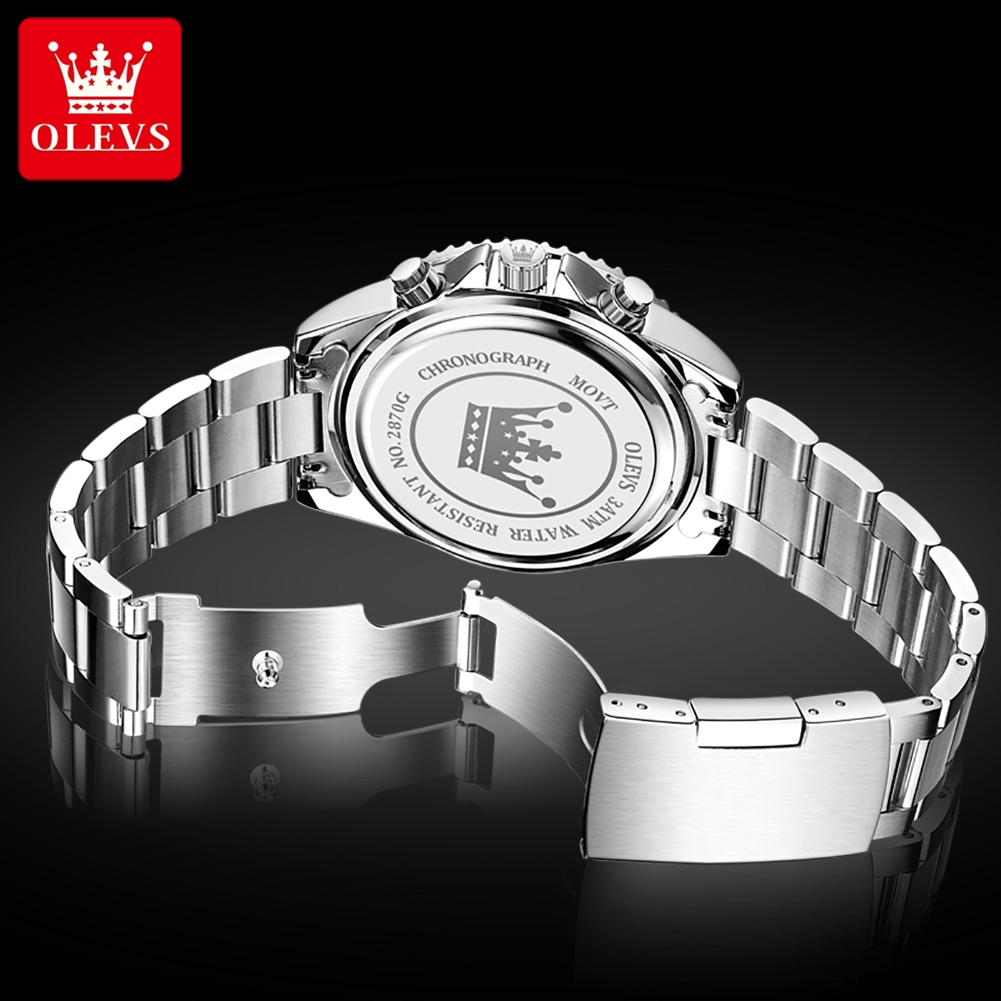 OLEVS 2870 Men's Watches Moon  - Rolex Watch Datejust recension och pris