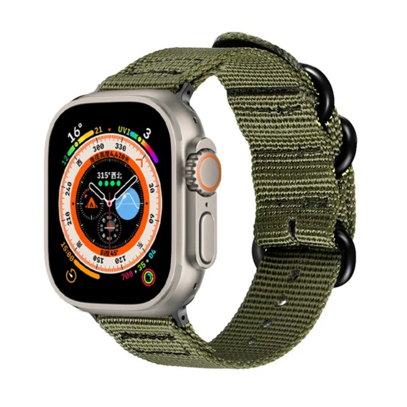 Nylon Canvas Strap For Apple W - Canvas Strap Watch recension och pris